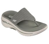 Skechers Womens GO WALK ARCH FIT SANDAL - WEE Olive Sports Slippers