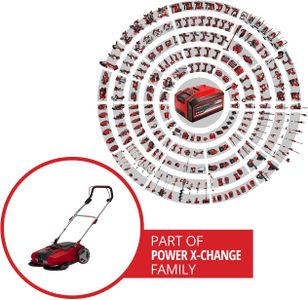 Einhell 18V Cordless Sweeper – 610mm Wide Cleaning Tool