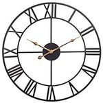 24 Inch Large Wall Clock, Silent No