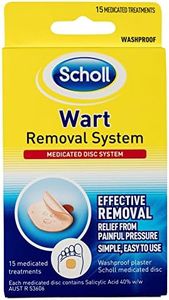 Scholl Wart Removal Medicated Disc System 15 Treatments