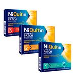 NiQuitin Nicotine Patches Step 1, Step 2 and Step 3 Bundle - 10 Week Quit Smoking Program – Smokers of 10 or More Cigarettes a Day - Stop Smoking Aid