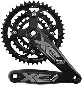 CYSKY 3X 9 Speed Bike Crankset 170mm 104/64 BCD Crank Arm Set 44-32-22T Easy to Replacement MTB BMX Road Bicycle Crankset Compatible with Shimano,SRAM,FSA, Gaint