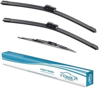 VTOGOI Wiper Blades With Rear Wiper Blades Set For Hyundai Santa Fe 2013-2018,Automotive Replacement Windshield Wiper Blades, That Meet OEM Quality Easy DIY Install 26"+14"+13"(Set of 3)