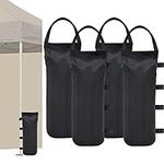 Mevers 4 Pack Gazebo Sand Weights Capacity 112 LBS Pop up Canopy Weights Sand Bags for Pop up Canopy Tent Outdoor Instant Canopies Garden Gazebos Umbrella