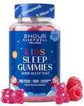 Sleep Gummies for Kids – 1 Month Supply | Sugar & Gluten-Free Magnesium Gummies for Growth, Relaxation & Healthy Sleep | 30 Vegan Supplement with Magnesium, L-Theanine & Vitamin B6 | Support Ages 3+