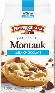 Pepperidge Farm Montauk Soft Baked Milk Chocolate Chunk Cookies, 8.6 Oz Bag (8 Cookies)