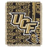 Northwest Company NCAA Central Florida Golden Knights Woven Jacquard Throw Blanket, 48" x 60", Double Play