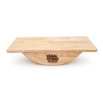 KIDSSTUDIO Wooden Wobble Balance Board for Kids | Curved Rocker Board for Indoor Play and Sensory Activity | Core Strength and Stability Training Toy | Montessori Style Wooden Balance Trainer
