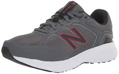 New Balance Men's 460 V3 Running Shoe, Grey/Black, 8 UK X-Wide