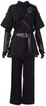 miccostumes Men's Game Pure Black D