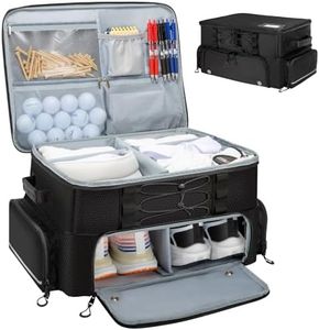 Wigojoy Golf Trunk Organizer, 2 Layer Car Golf Locker