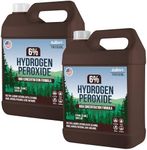 Nature's Freedom Hydrogen Peroxide 6% Concentrate, H2O2 and Purified Water Only, 5 Gallons