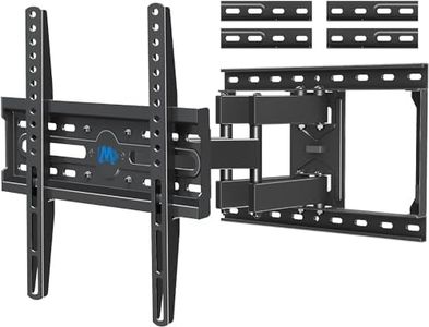 Mounting Dream TV Mount Full Motion TV Wall Mounts for 32-65 Inch Flat Screen TV, Wall Mount TV Bracket with Dual Arms, Max VESA 400x400mm and 99 LBS, Fits 16", 18", 24" Studs MD2380-24K-04 TV Mounts