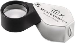 ESCHENBACH Inspection Loupe Folding Metal Magnifier 12x Magnification 1176-12