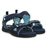 adidas womens PUDING ADI W CONAVY/BLIBLU Sport Sandal - 7 UK (GB2995)