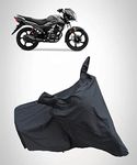 BABBLINGS TVS Victor Waterproof Bike Body Cover | Snow + Sun & Dust Protection Easy to Clean + Belt with Lock