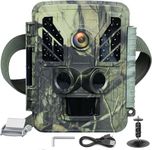 AJUK Trail Camera - 4K Video, 32 MP Photo, Night Vision, Motion Detection, 2.4inch LCD, 0.2s Trigger Time, Waterproof for Wildlife Monitoring, Home Security, and Outdoor CCTV Trap Camera