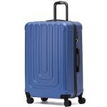 Flight Knight Premium Lightweight Suitcase - Built-in Side Lock - 8 Spinner Wheels - ABS Hard Shell Check in Highly Durable Luggage - Medium - 67x45x26cm