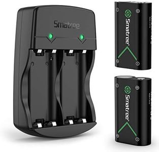 Smatree Controller Battery Compatible for Xbox Series X|S/Xbox One/Xbox One S/Xbox One X/Xbox One Elite Wireless Controller, 2 Pack Rechargeable Batteries with Charger