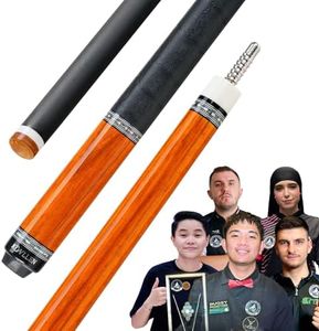 KONLLEN Carbon Fiber Pool Cue AXA Series Handmade Inlay Cues Stick for Tournament-Level Competitions Low Deflection Pool Stick for Professional Players (Accurate, Stable, Easy to Control)