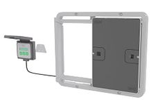 Omlet Automatic Chicken Coop Door Opener Operated by Light Sensor or Timer | Easy to Install, No Maintenance Required | Improves Coop Security and Insulation | Built-in Safety Sensors | Grey