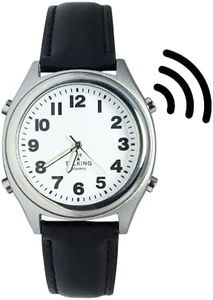 MISTIC COOL Talking Atomic Watch with Clear, Loud Voice | Large Number Timepiece | Atomic Wrist Watch for the Visually Impaired | Men & Women’s Accessible Watches.