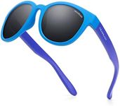 DEAFRAIN Kids Sunglasses for Boys Polarized Girls Child Youth Teen Junior Glasses For Baseball Cycling Running