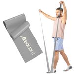 Boldfit Resistance Bands for Workout for Women Pilate Bands for Home Exercise Thera Band Toning Exercise for Gym Latex Band Theraband for Fitness, Stretching, Yoga for Men & Women ExHeavy 4.5Kg Silver