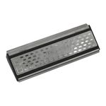 Faithfull 4-Way Curved Diamond Whetstone – 4-in-1 Sharpening Stone with Flat & Rod Surfaces, 400G / 600G Grit, Knife & Wood Carving Tool Sharpener for Chisels, Scissors & Blades