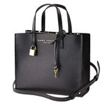 Marc Jacobs M001585 Grind Black Women Leather Handbag, Small, Black, One Size