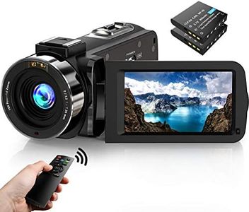 Alsuoda Video Camera Camcorder Full HD 1080P 30FPS 36MP IR Night Vision YouTube Vlogging Camera Recorder 3.0 Inch IPS Screen 16X Digital Zoom Camcorder with Remote Control and 2 Batteries