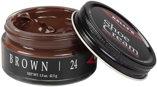 Kelly's Brown Shoe Polish 1.5 oz - Professional Leather Shoe Cream