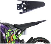 Extended Rear Fender,Longer Tail Guard for Surron Light Bee X/S and Segway X160/X260,Long Back Mudguard for Sur Ron Parts,Imitation Carbon Fiber Suron Accessories (Not for Talaria,E ride pro),Black