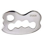 Medical Grade Stainless Steel Gua Sha Scraping Massage Tool IASTM tools for Soft Tissue Therapy and Reduce Back, Legs, Arms,Neck,Shoulder Muscle Pain (Palm Shape)