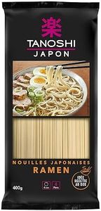 TANOSHI - Ramen à Cuire - Nouilles Japonaises - Pour 4 Personnes - Préparation en 4 min - 400 g