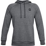 Under Armour Men Rival Fleece Hoodie, Men’s running hoodie with loose fit, comfortable and warm hooded jumper for men