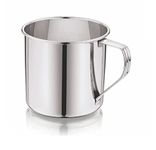 Dynore Stainless Steel Multipurpose Usage Mug/Tea/Coffee Serving Mug- 500 ml Silver