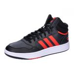 adidas Men's Hoops 3.0 Mid Classic Vintage Shoes, Core Black FTWR White Carbon, 3 UK