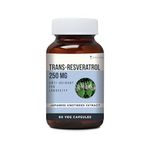 ZEROHARM Trans-Resveratrol Supplements | 250 mg Pure Resveratrol with Japanese Knotweed Extract - Support Immunity, Support Healthy Aging | Antioxidant Supplement For Men & Women | 60 Veg Capsules