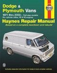 Haynes Repair Manuals Dodge & Plymouth Vans, 71-03 (Excludes information specifi