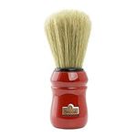 Red handled Omega Professional Boar Hair Shaving Brush