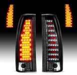 LED Tail Light Assembly Fit for Chevy & GMC C/K 1500 88-99, C/K 2500 3500 88-00, C1500 C2500 Suburban 92-99, for Silverado 94-98, Tahoe 95-99, Blazer 92-94, for Cadillac Escalade 99-00