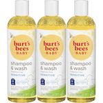 Burts Bees Baby Bee Fragrance Tear Free Shampoo & Wash 12-Ounce Bottles (Pack of 3)