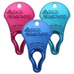 JOTOVO 3 Pack Tick Remover Tool Portable, Tick Removal for Pet and Humans, Safe and Reliable, Pain-Free, Essential Tools for Outdoor Activities