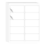 L LIKED 30 Sheets 10 per Page Label Papers, 2 x 4 in Shipping Address Mailing Labels, Printable White Sticker Labels for Inkjet & Laser Printer - Matte