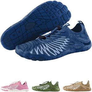 HF Signature Pro Healthy & Non-Slip Breathable Barefoot Shoes, Flexible Lightweight Daily Wear Walking Shoes Unisex Prussian Blue