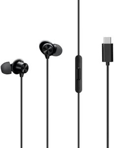 Type-C Earphones for Xiaomi Redmi K50 Gaming Edition Earphones Original Like Wired in-Ear Headphones Stereo Deep Bass Headset Earbud with Type-C Audio Jack, Mic (C131-3, Black)