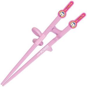 Merae Deals Pororo Edison Training Chopsticks for Right Handed 2 Step, Pink