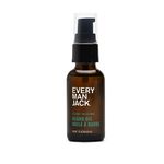 Every Man Jack Mens Beard Oil - Subtle Sea Salt Fragrance - Deeply Moisturizes and Softens Your Beard and Adds a Natural Shine - Naturally Derived with Shea Butter and Coconut Oil - 30 mL