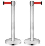 Dolphy Queue Manager with 2 Meter Red Belt - (Set of 2)